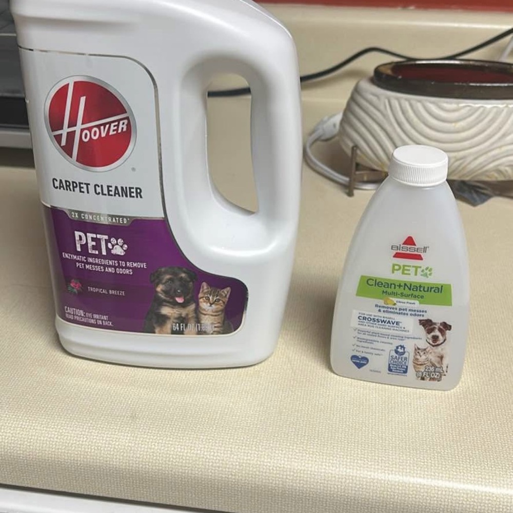 Hoover and Bissell Pet Carpet Cleaner Set
